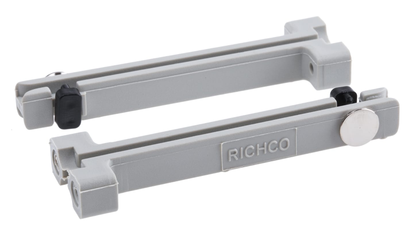 Essentra PCB Card Guide Vertical Mount 65mm Long, 1.6mm Thick Max.