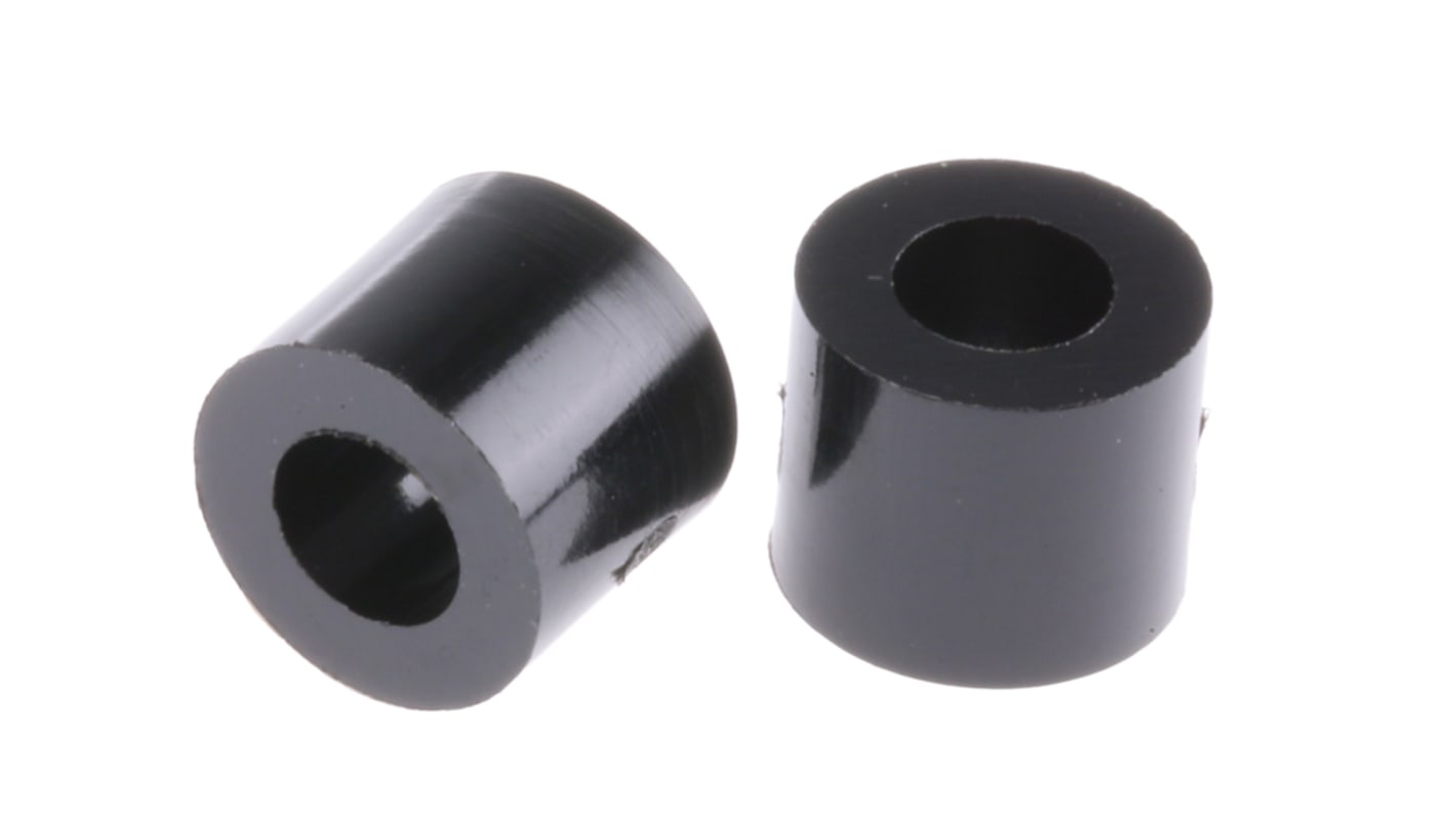 469.09.05, 5mm High Polyamide Round Spacer with 6mm diameter and 3.2mm Bore Diameter