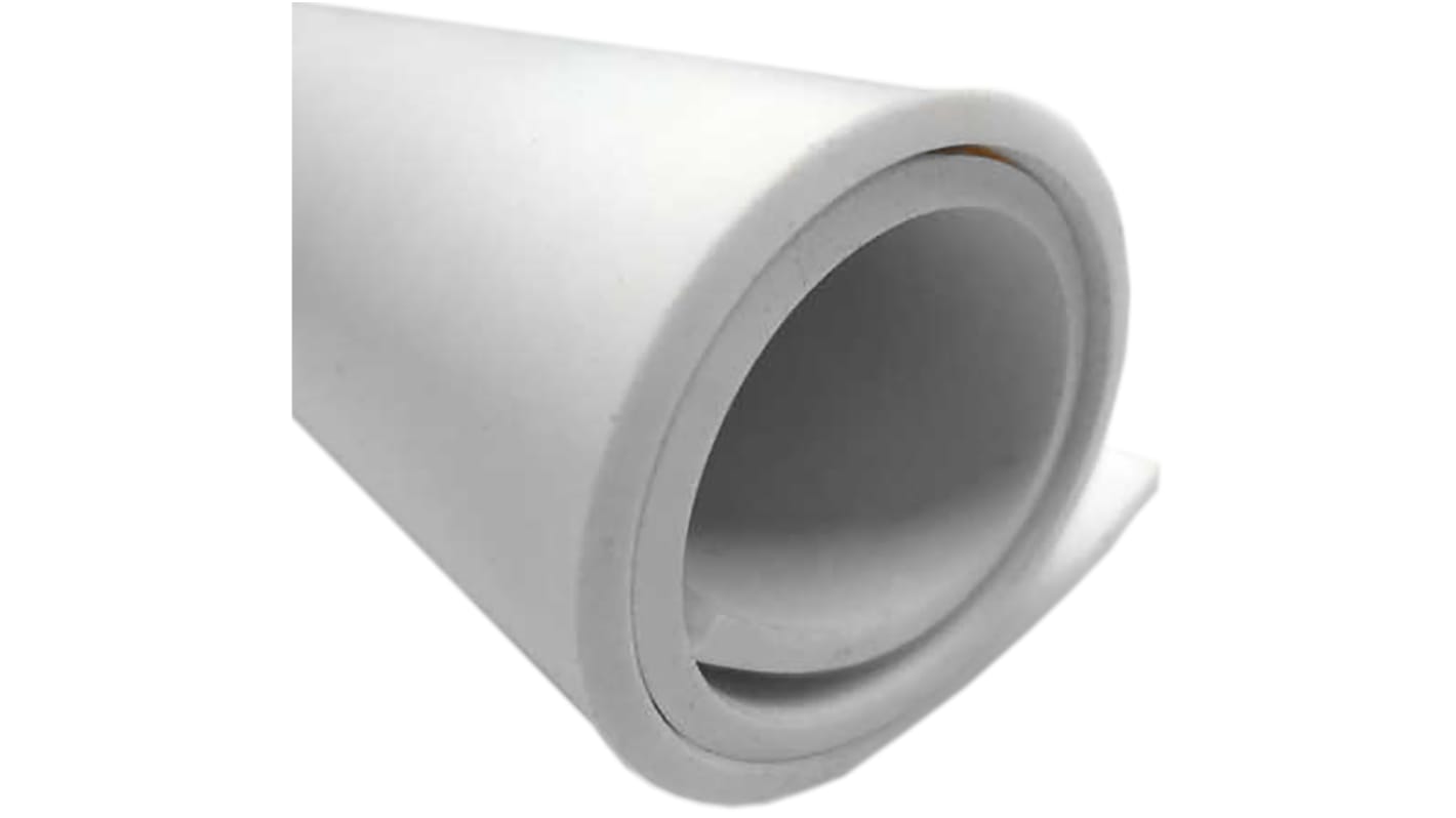 RS PRO White Rubber Sheet, 2m x 1m x 3mm