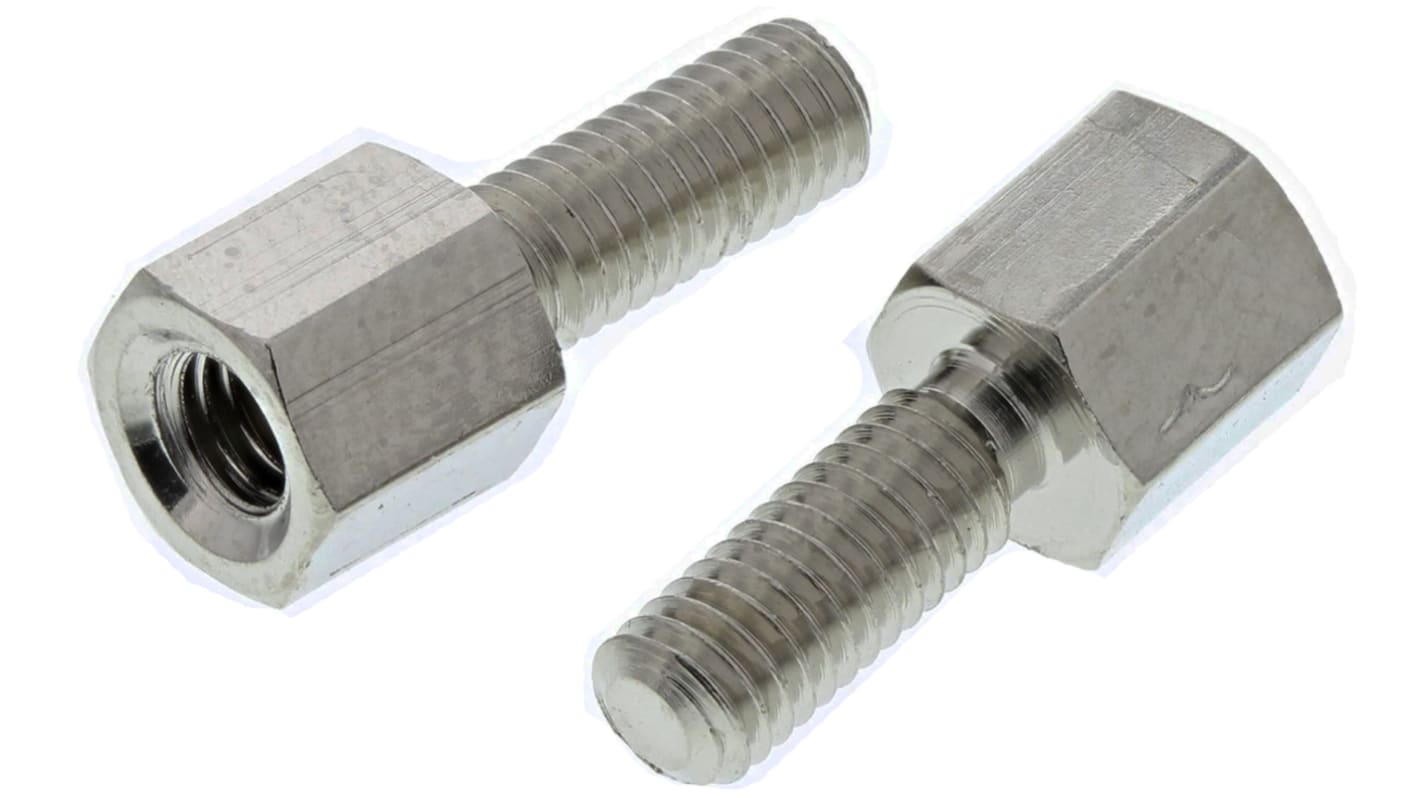 304305040050 Essentra Standoff, M3 x M3 Thread, 5mm Body, Brass, Male