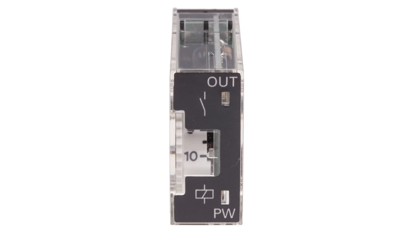 Timer Relay Többfunkciós, 0.1 s → 10min, SPDT, 2 érintkezős, Bedugás, SPDT, 24V ac H3RN