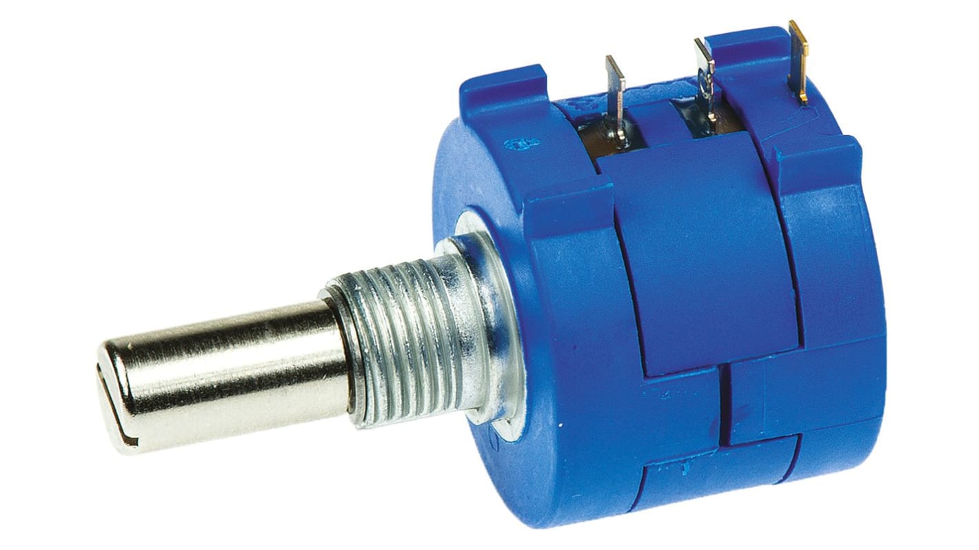 Potenciometr, průměr hřídele: 6,35 mm 10otáčkový, řada: 3590 5kΩ ±5% 2W Otočný, Montáž do panelu 1 Bourns