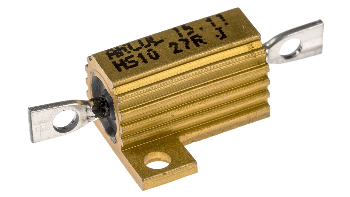 Arcol, 27Ω 10W Wire Wound Chassis Mount Resistor HS10 27R J ±5%