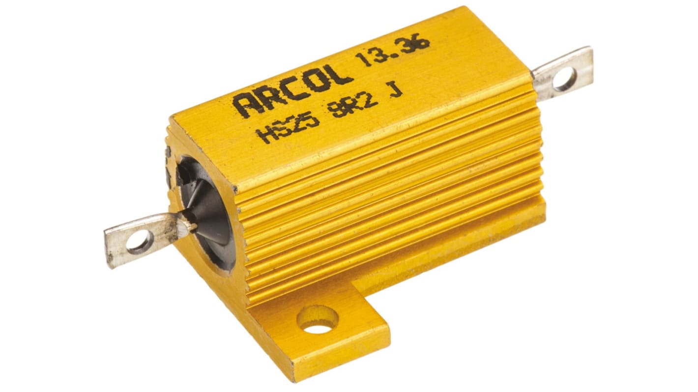 Resistenza per montaggio su telaio Arcol, 8.2Ω, 25W, ±5%