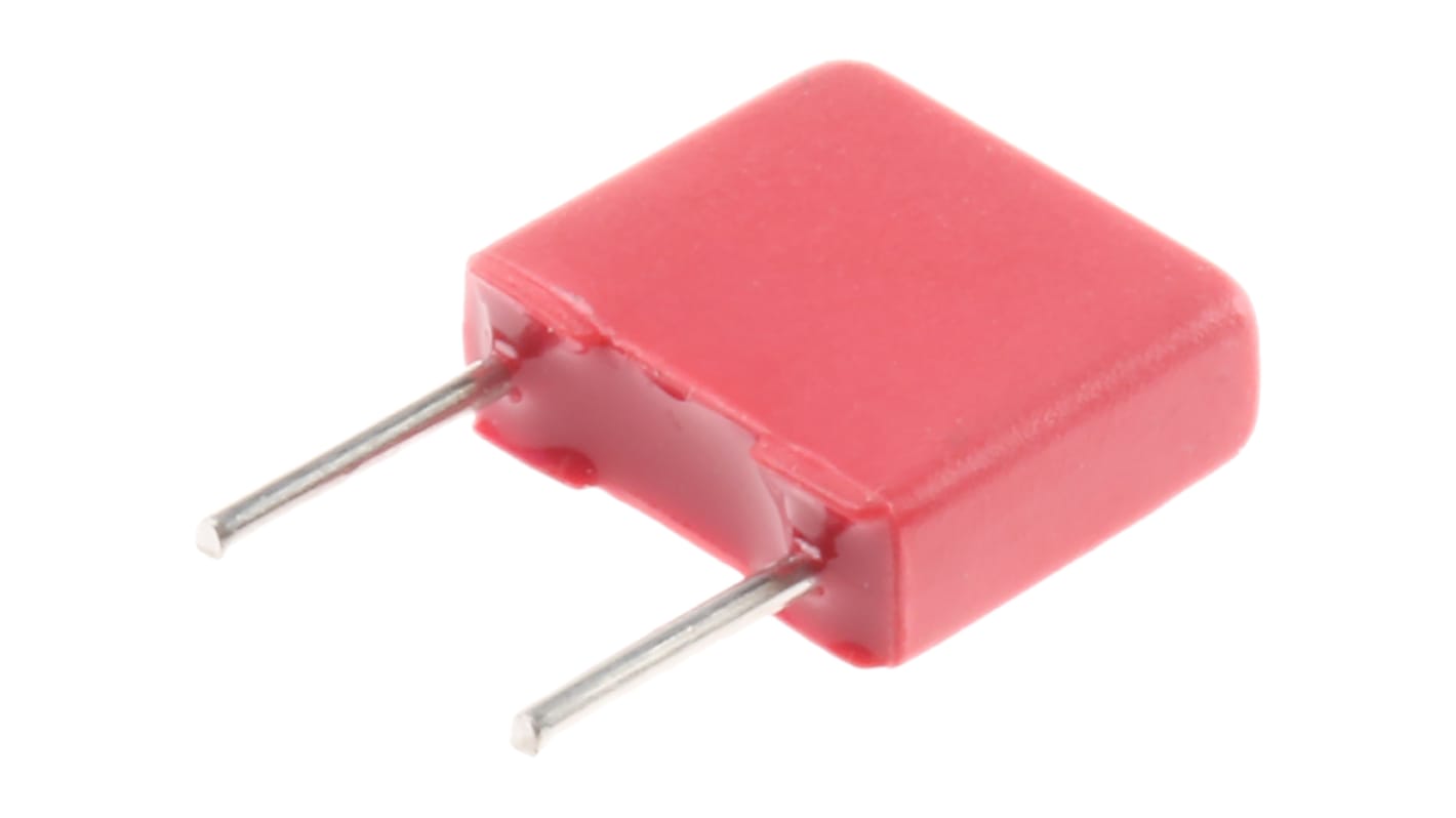 WIMA MKS2 Polyester Film Capacitor, 40 V ac, 63 V dc, ±10%, 10nF, Through Hole