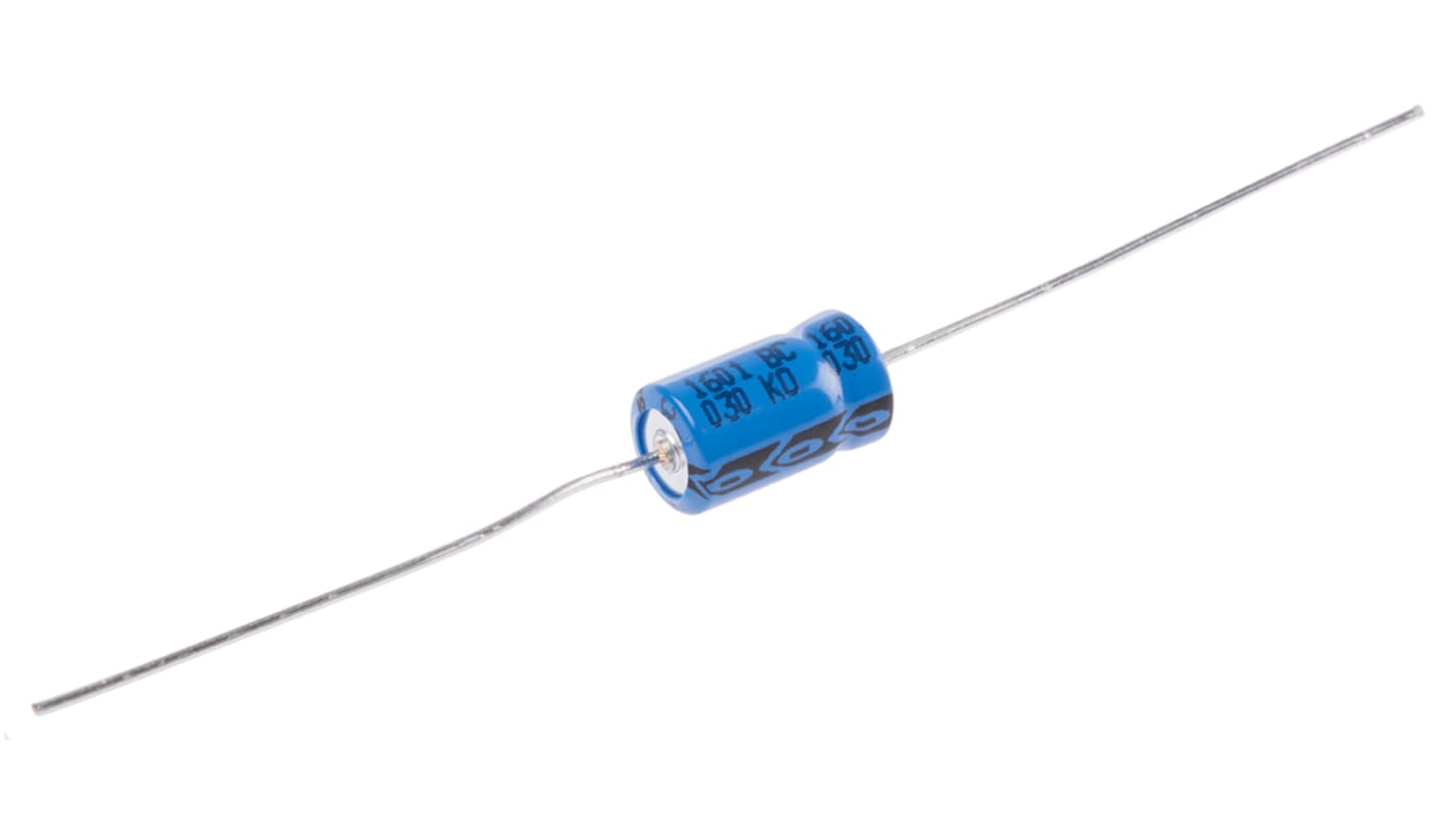 Vishay 22μF Aluminium Electrolytic Capacitor 40V dc, Axial, Through Hole - MAL203037229E3