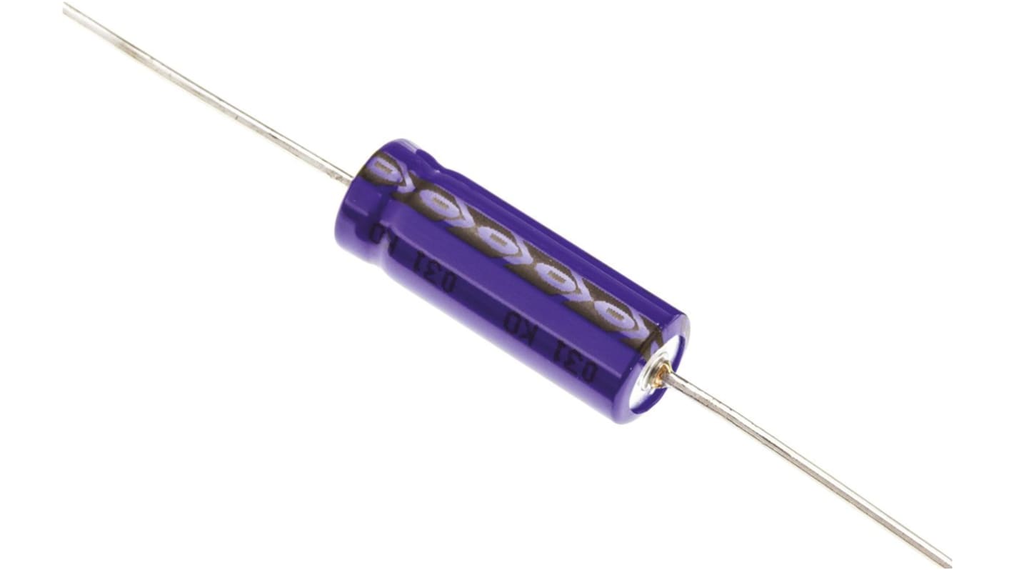 Vishay 031 AS, THT Aluminium-Elektrolyt Kondensator 47μF -10 → +50% / 40V dc, Ø 6.5mm x 18mm, +85°C