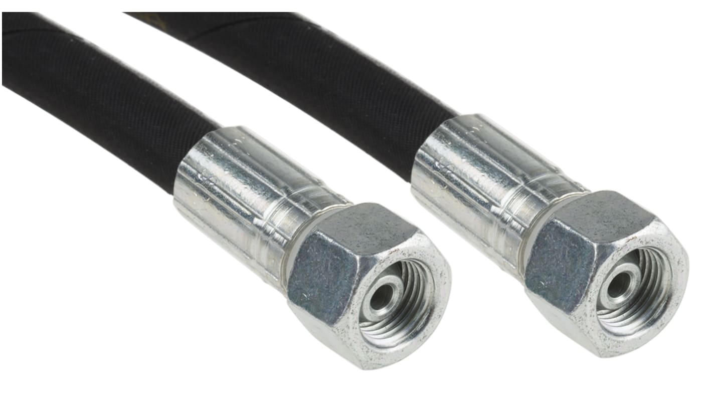RS PRO 2000mm Nylon Hydraulic Hose Assembly, 210bar Max Pressure RS