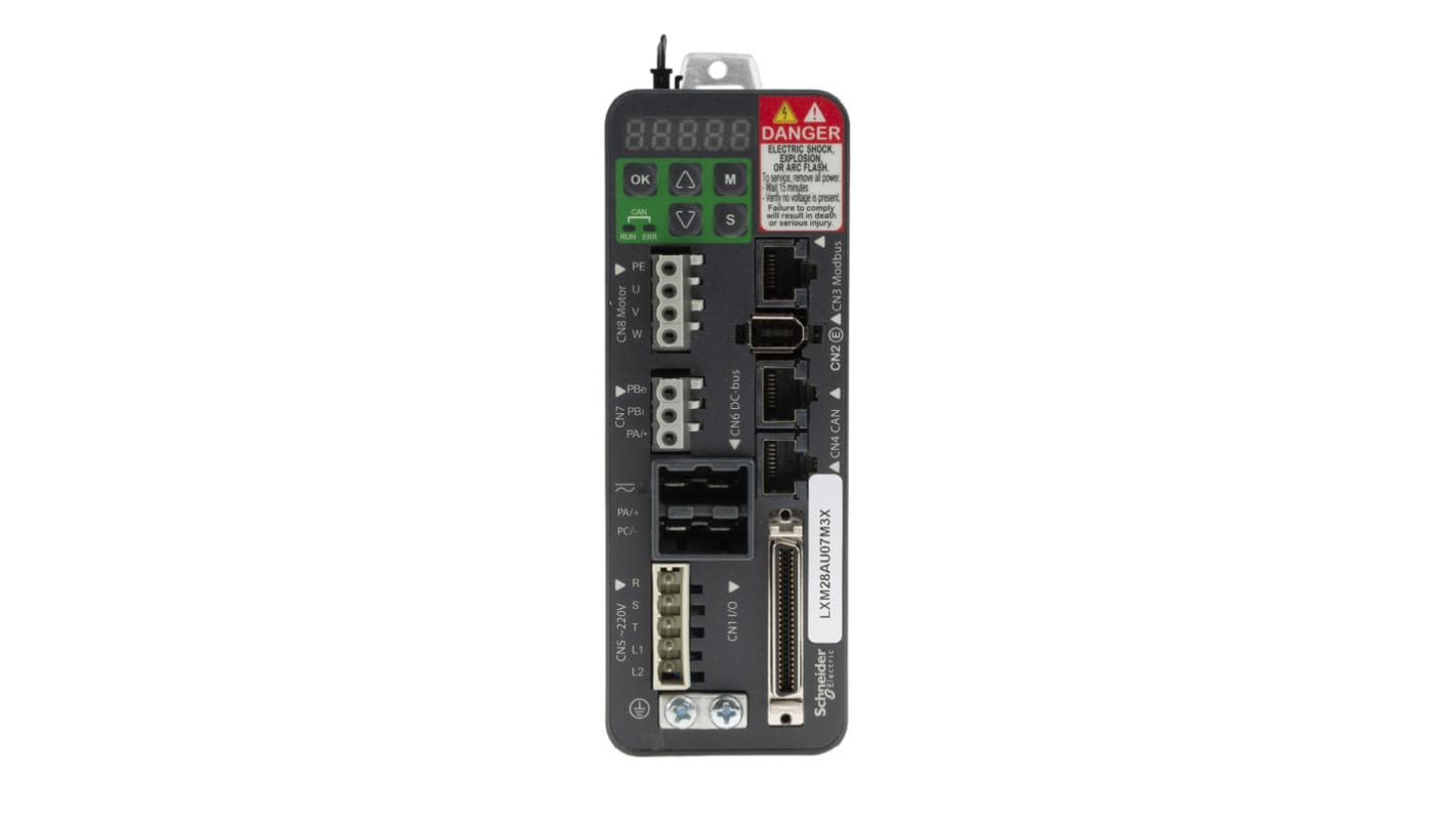 Schneider Electric 750 W Servo Drive, 170 → 255 V for 1 phase, 200 → 255 V for 3 phases, 1, 3 Phase, 6 A, Encoder