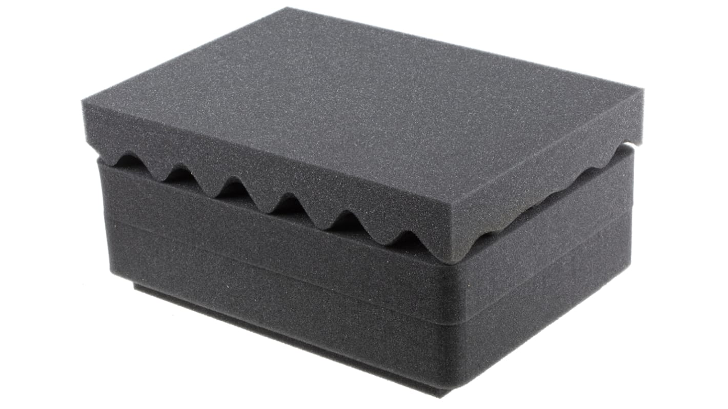 Garnitures de mousse pour valise, Gris, Moyen Densité, 330 x 234 x 152mm, Utiliser avec Boîtier Storm iM2100