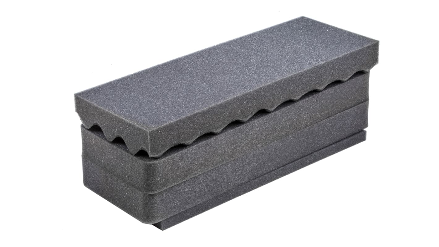 Inserto in schiuma Peli Bugnato, Grigio, 432 x 160 x 157mm, per Valigetta iM2306