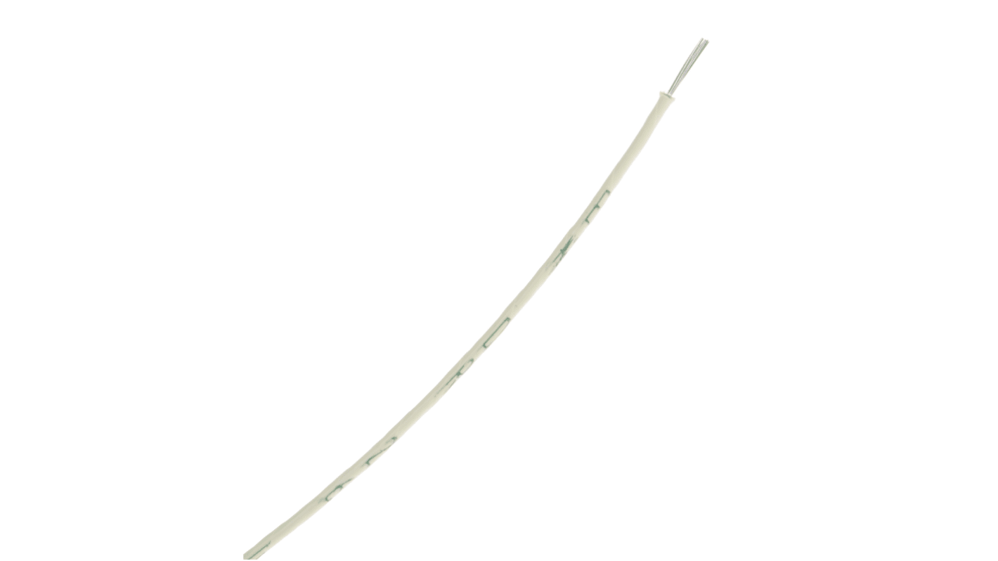 Fils de câblage RS PRO, 0,13 mm², Jaune, 26 AWG, 100m, 600 V c.a.