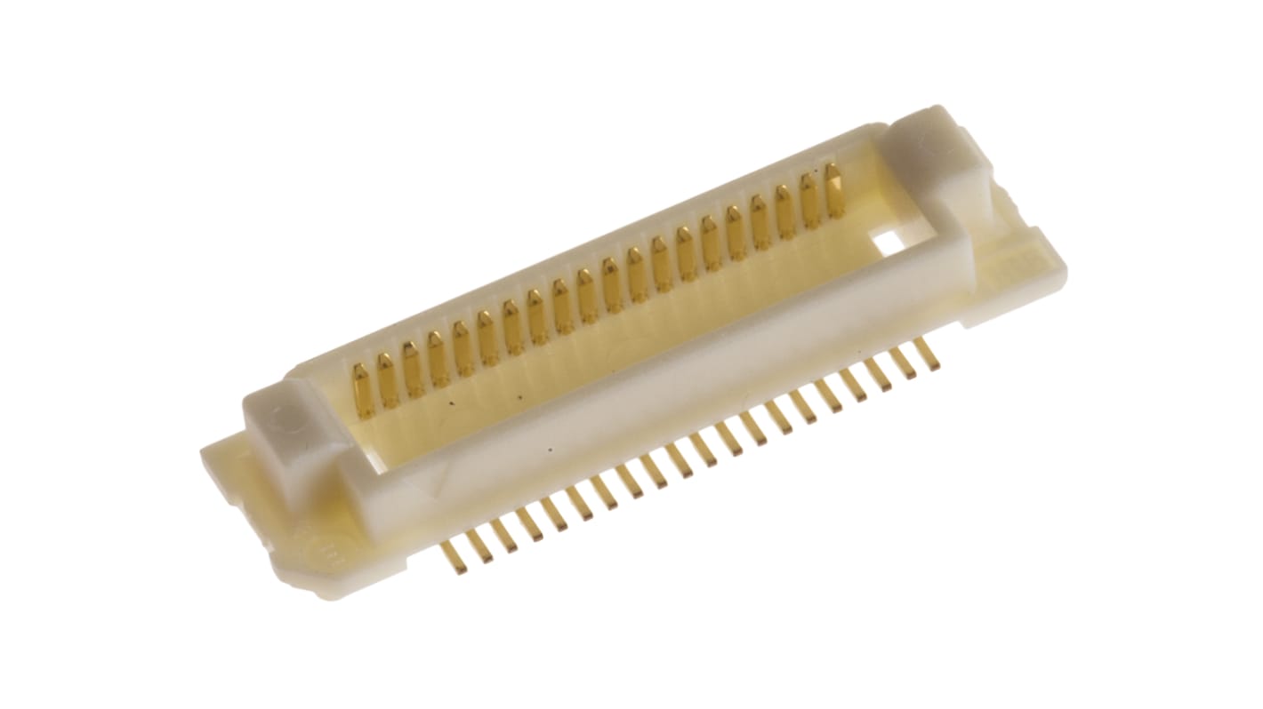 Hirose FunctionMAX FX8 Leiterplatten-Stiftleiste Gerade, 40-polig / 2-reihig, Raster 0.6mm, Platine-Platine,