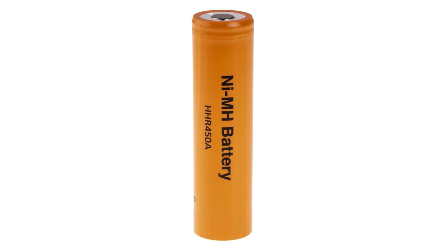 Pila recargable L-fat A NiMH, 1.2V, 4.5Ah, terminal