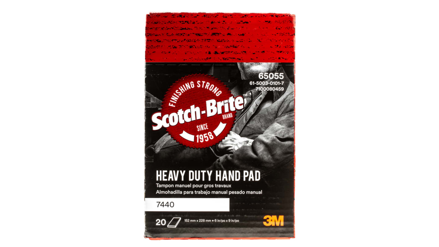 3M Hi-Strength 94 ET Medium Abrasive Sheets, 228.6mm x 152.4mm