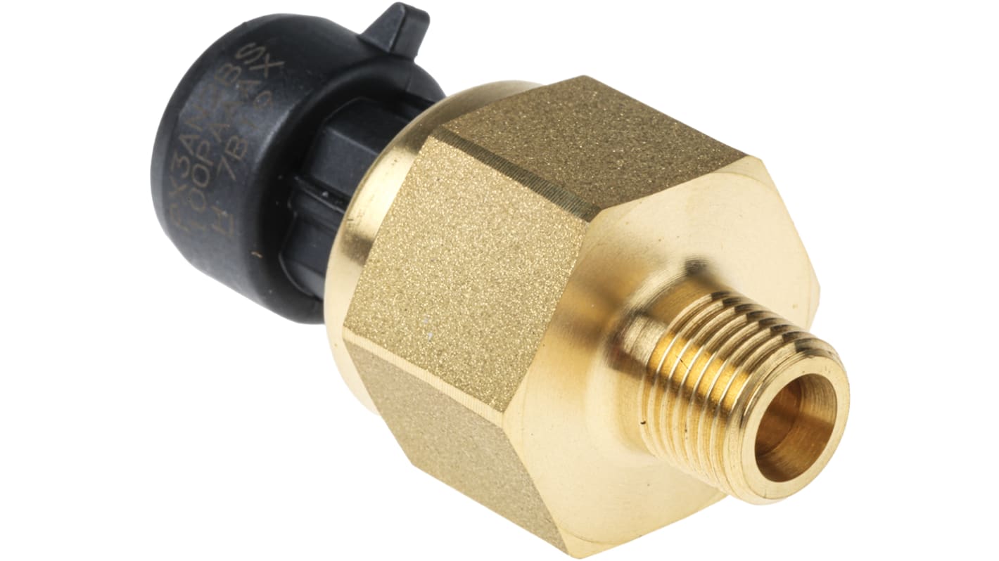 Honeywell PX3 Series Pressure Sensor, 0psi Min, 100psi Max, Analogue Output, Absolute Reading