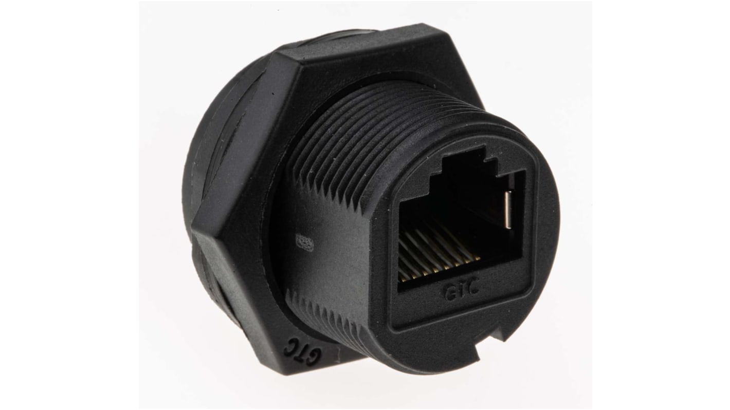 RS PRO RJ45 csatlakozó Cat5e, Egyenes, Nő 1