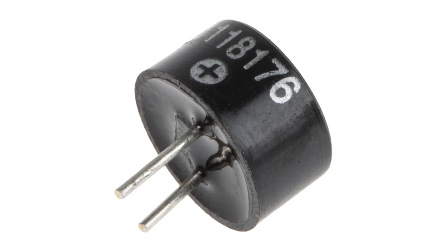 Componente cicalino magnetico RS PRO, 3V cc, Ø 9.6mm, 75dB, tono Continuo, SMD