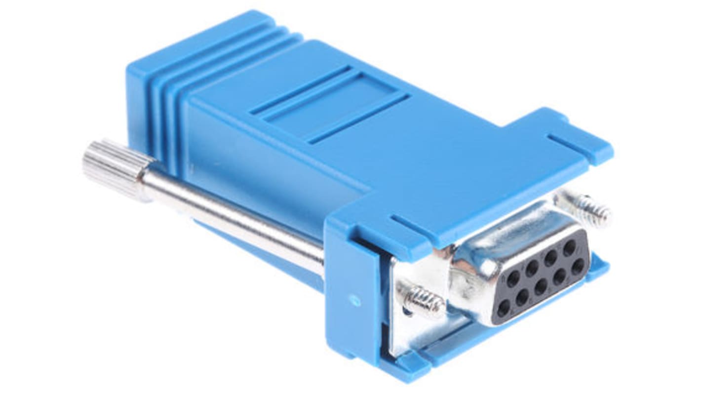 Adaptador D-Sub MH Connectors de D-Sub de 9 vías Macho a RJ45 Hembra