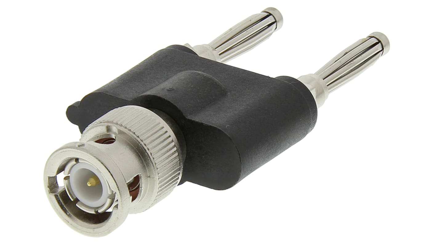 Telegartner Tee RF Adapter BNC Plug to Banana Plug