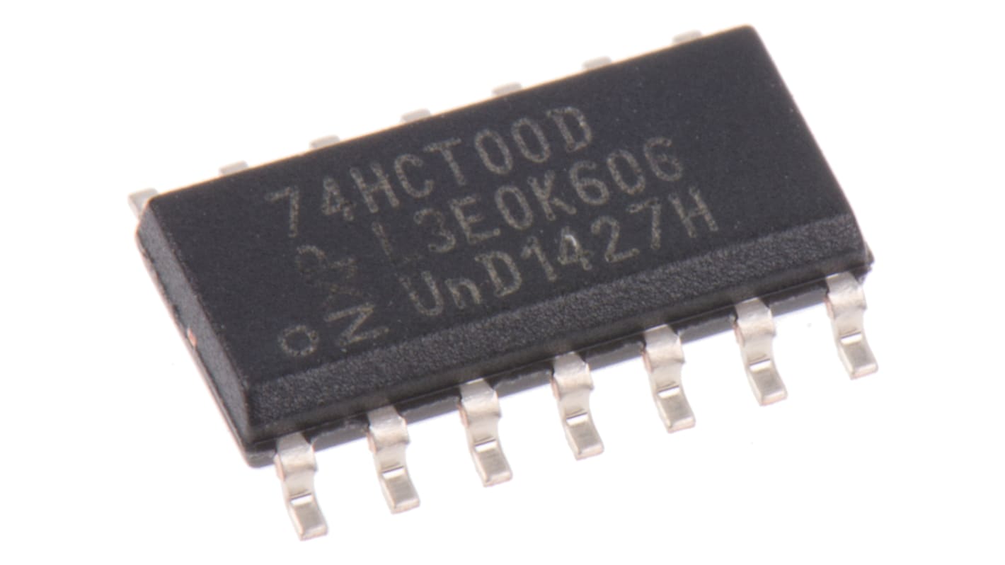 Nexperia Logikgatter, 4-Elem., NAND, HCT, 4mA, 14-Pin, SOIC, 2