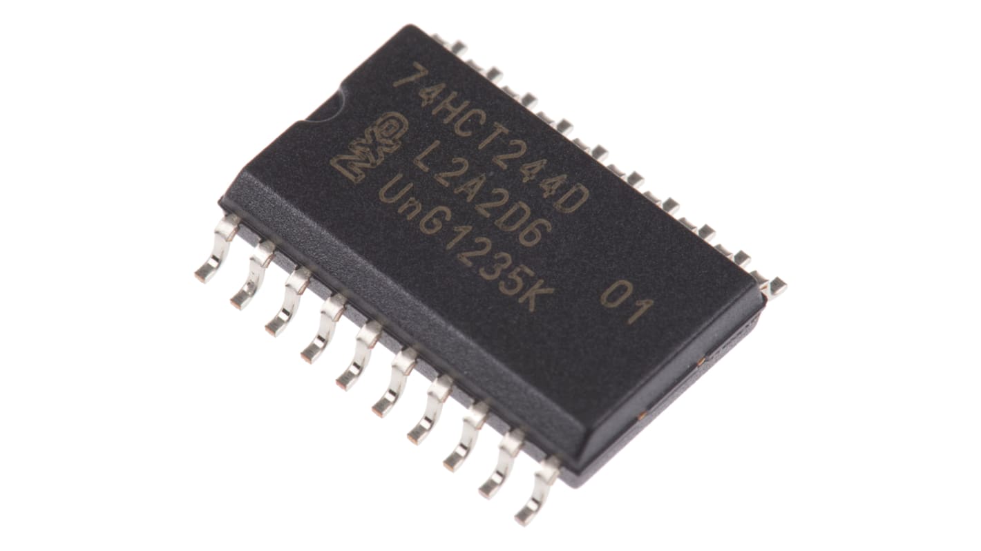 Driver e buffer di linea 74HCT244D,652, 74HCT, 3 stati, Non-invertente, SOIC, 20-Pin