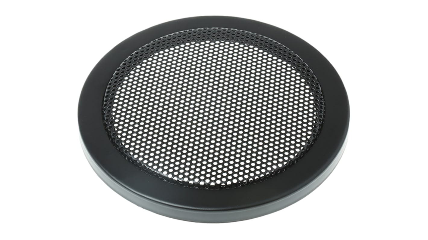 Monacor Black Round Speaker Grill for 100 mm Speaker Size
