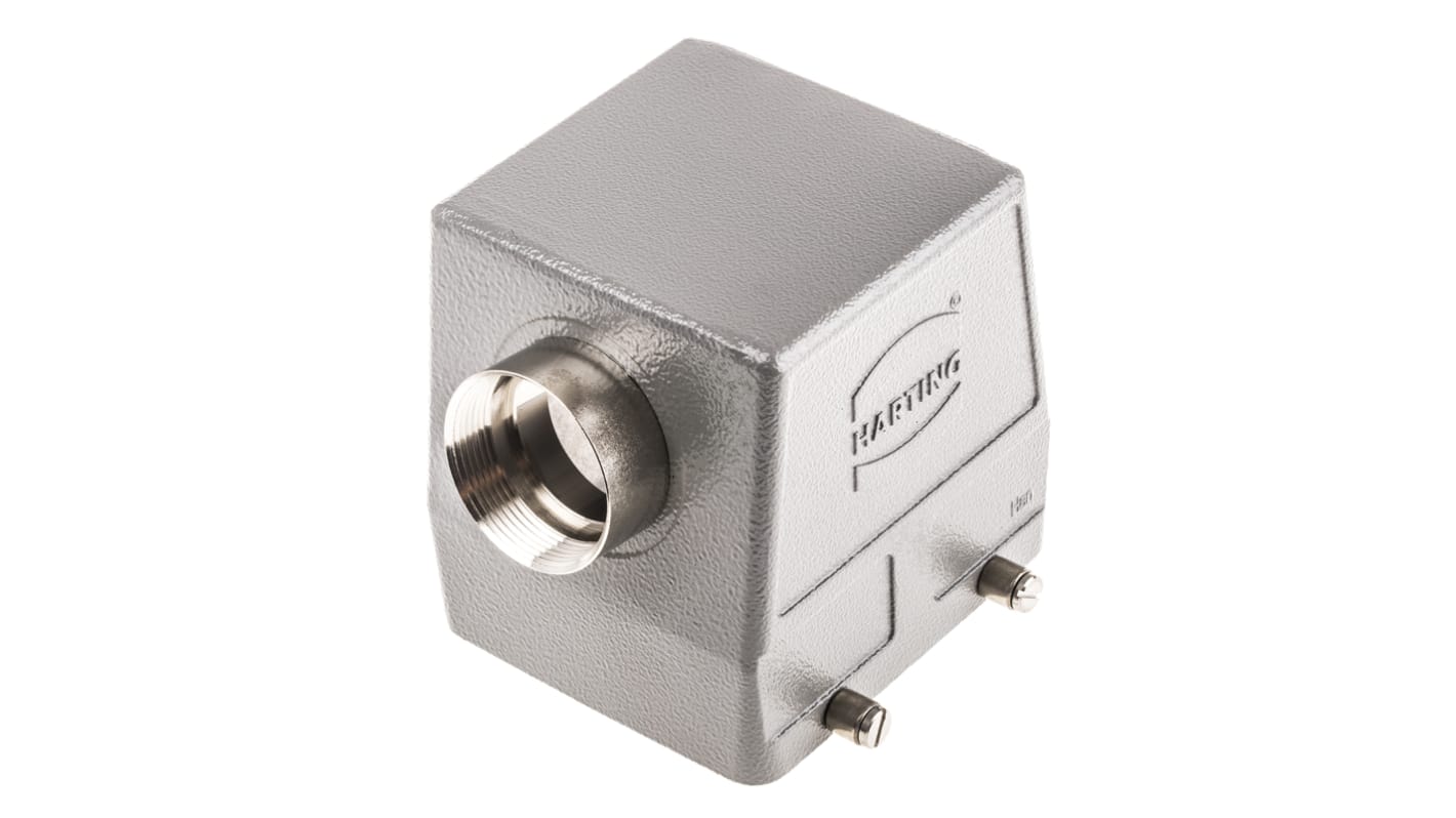 Carcasa para conector industrial con entrada lateral HARTING serie Han B tamaño 32B