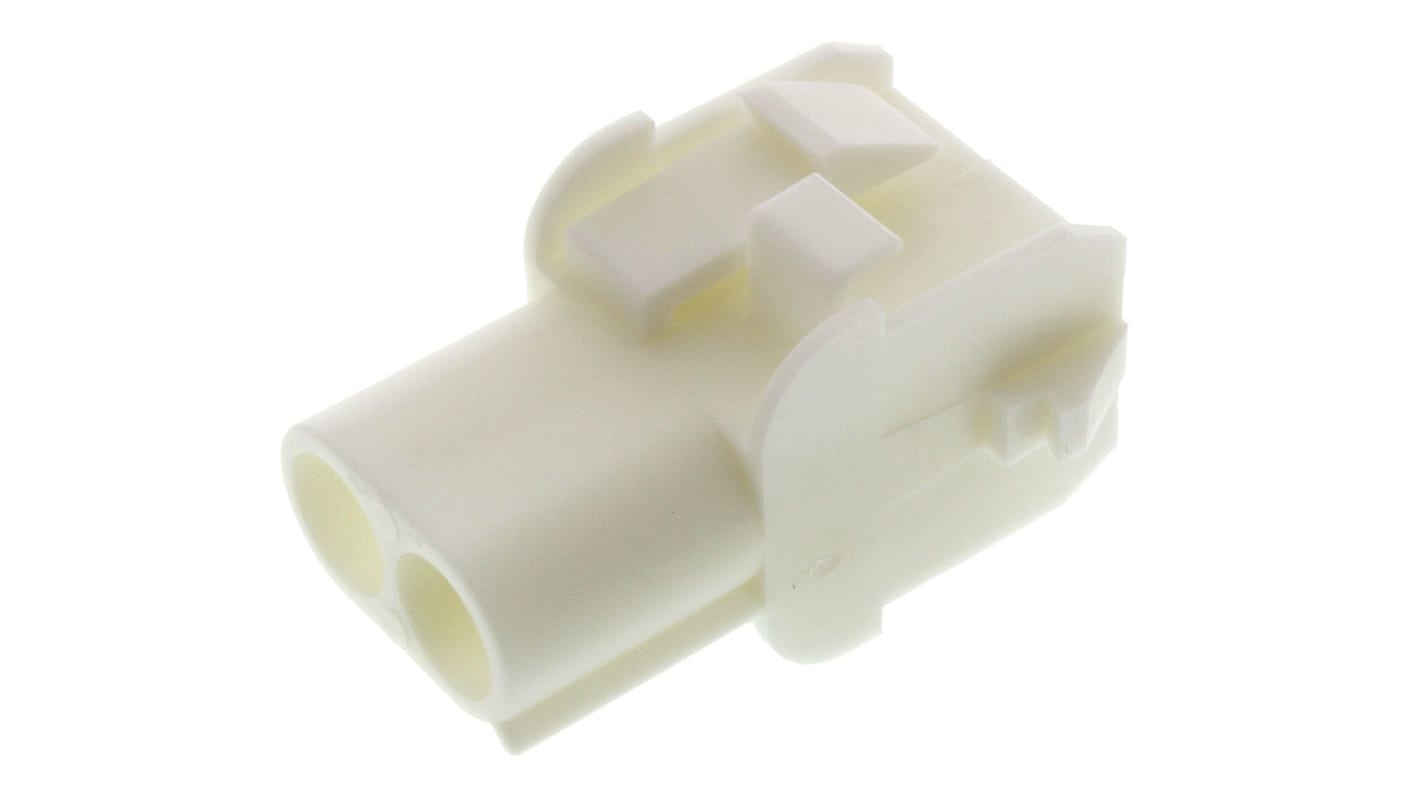 Carcasa de conector TE Connectivity 350778-1, Serie Universal MATE-N-LOK, paso: 6.35mm, 2 contactos, , 1 fila filas,