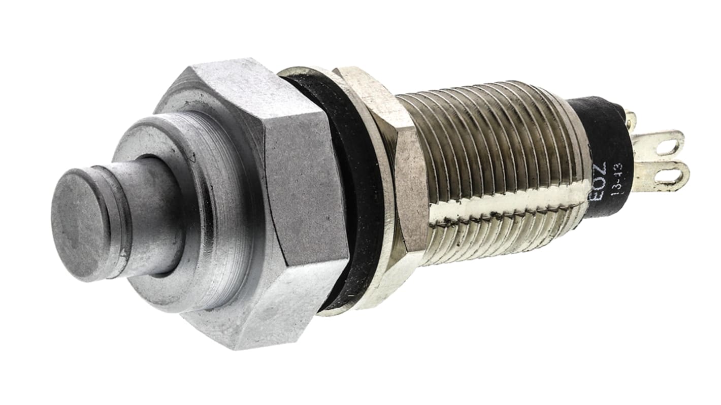 17.17282.22 EOZ Push Button Switch, Momentary, Panel Mount, 10mm