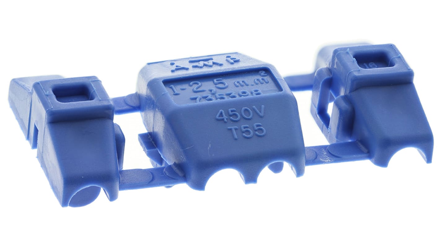 Conector de empalme 735398-0 TE Connectivity, 17 → 13 AWG, Azul