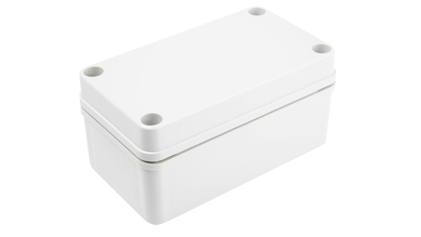 Caja Fibox de Policarbonato Gris, 140 x 80 x 65mm, IP67