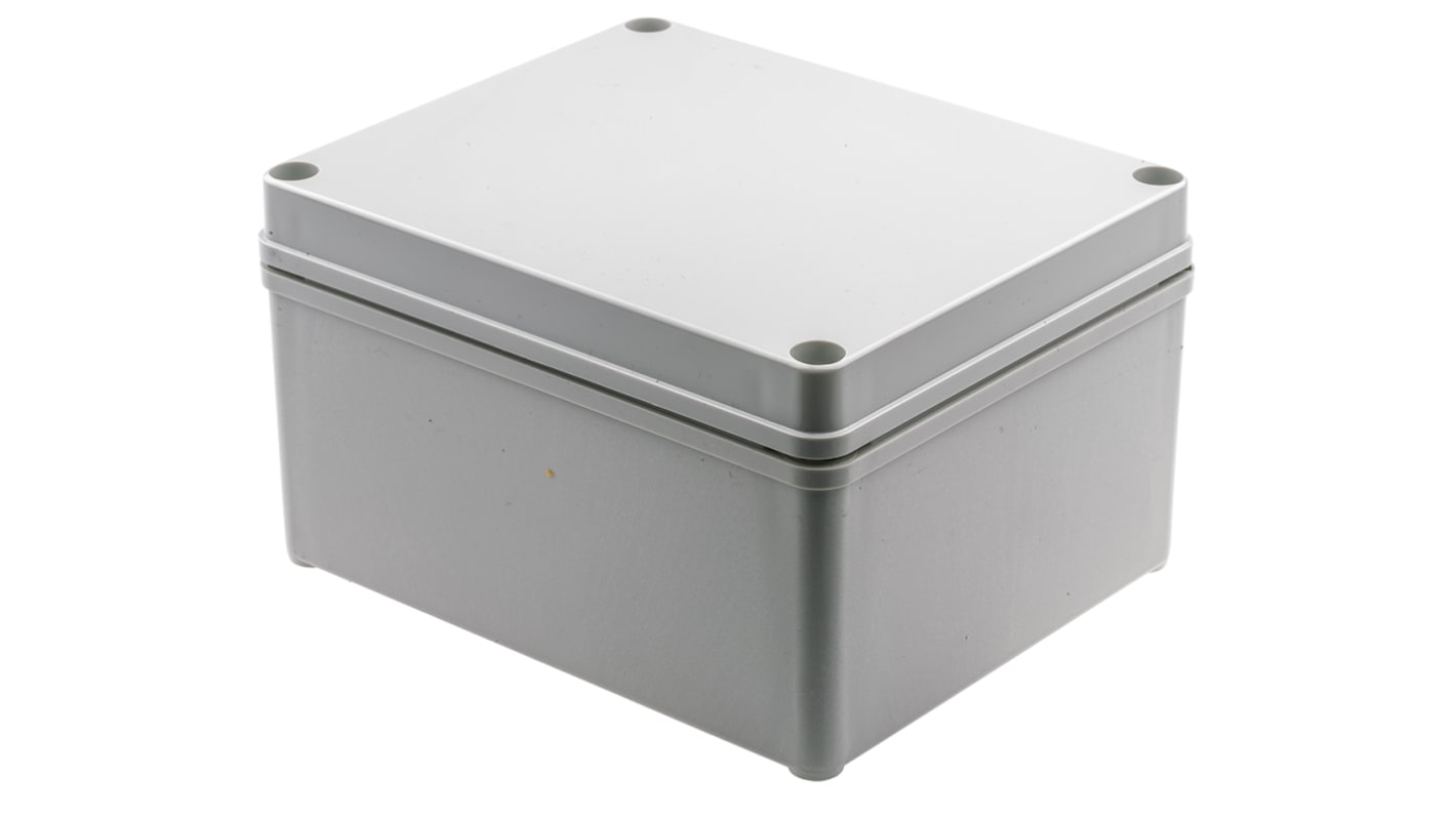 Caja Fibox de Policarbonato Gris, 170 x 140 x 95mm, IP67