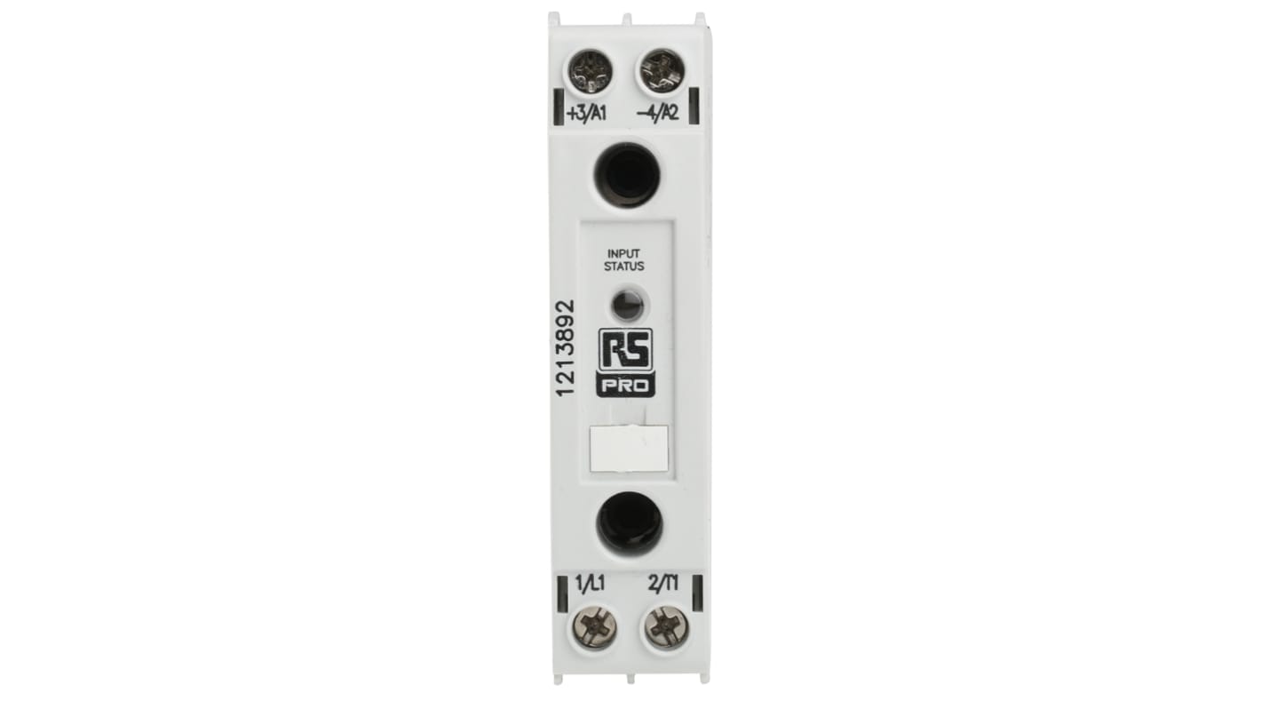 RS PRO Solid State Relay, 20 A Load, DIN Rail Mount, 530 V rms Load, 32 V dc Control RS