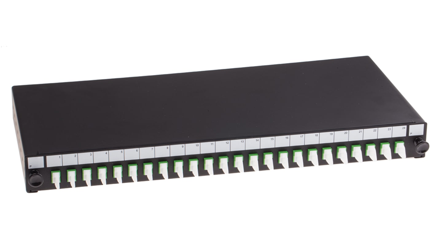 Patch Panel de fibra óptica, RS PRO, Modo Único, Símplex, Rack de 1U