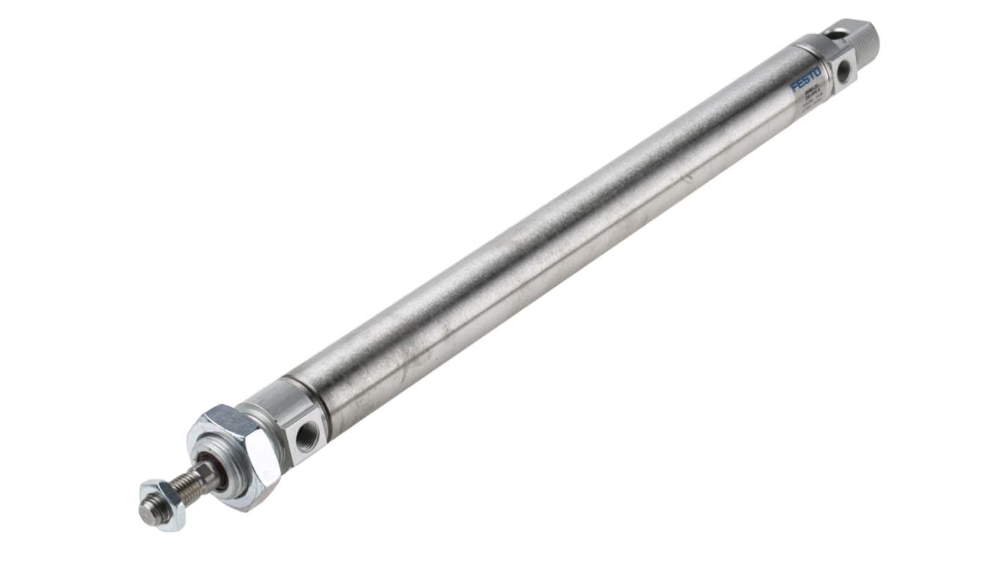 Festo Pneumatic Cylinder - 559290, 25mm Bore, 250mm Stroke, DSNU Series, Double Acting