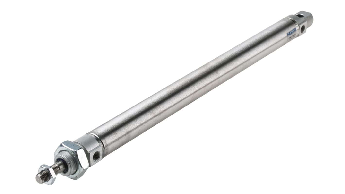 Festo Pneumatic Cylinder - 19228, 25mm Bore, 300mm Stroke, DSNU Series, Double Acting