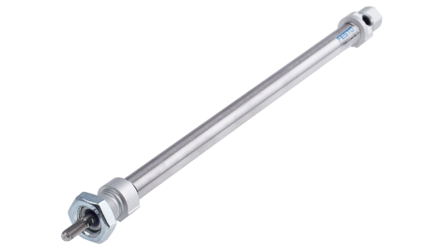 Festo Pneumatic Cylinder - 19197, 12mm Bore, 200mm Stroke, DSNU Series, Double Acting