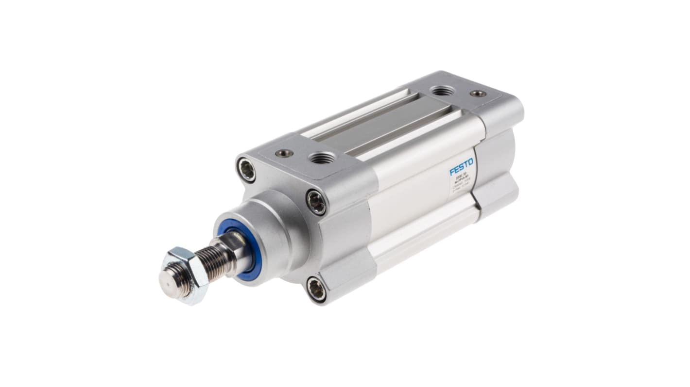 Festo Pneumatic Piston Rod Cylinder - 1366949, 50mm Bore, 40mm Stroke, DSBC Series, Double Acting