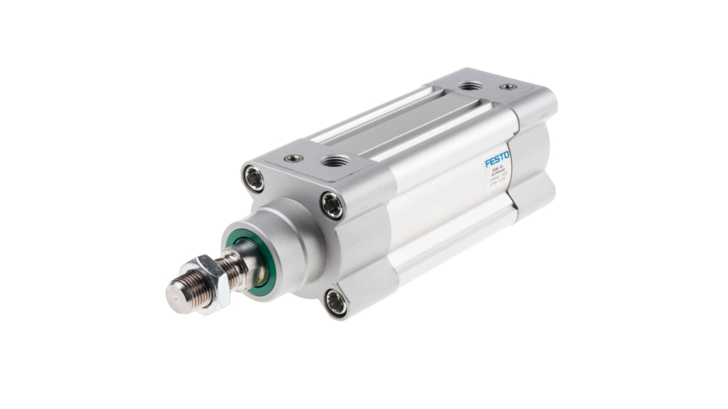 Festo Pneumatic Piston Rod Cylinder - 1366950, 50mm Bore, 50mm Stroke, DSBC Series, Double Acting