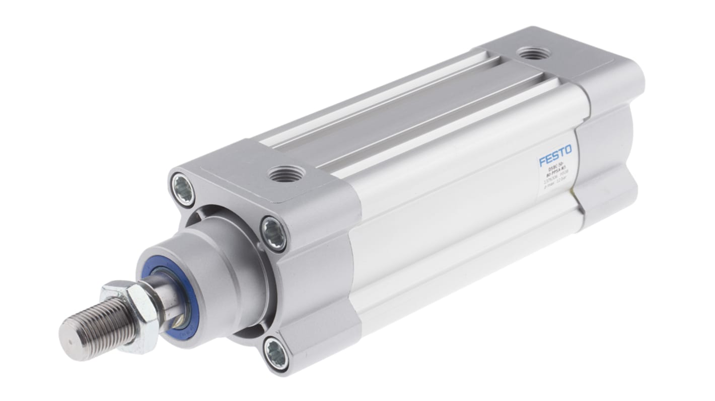 Festo Pneumatic Piston Rod Cylinder - 1376306, 50mm Bore, 80mm Stroke, DSBC Series, Double Acting