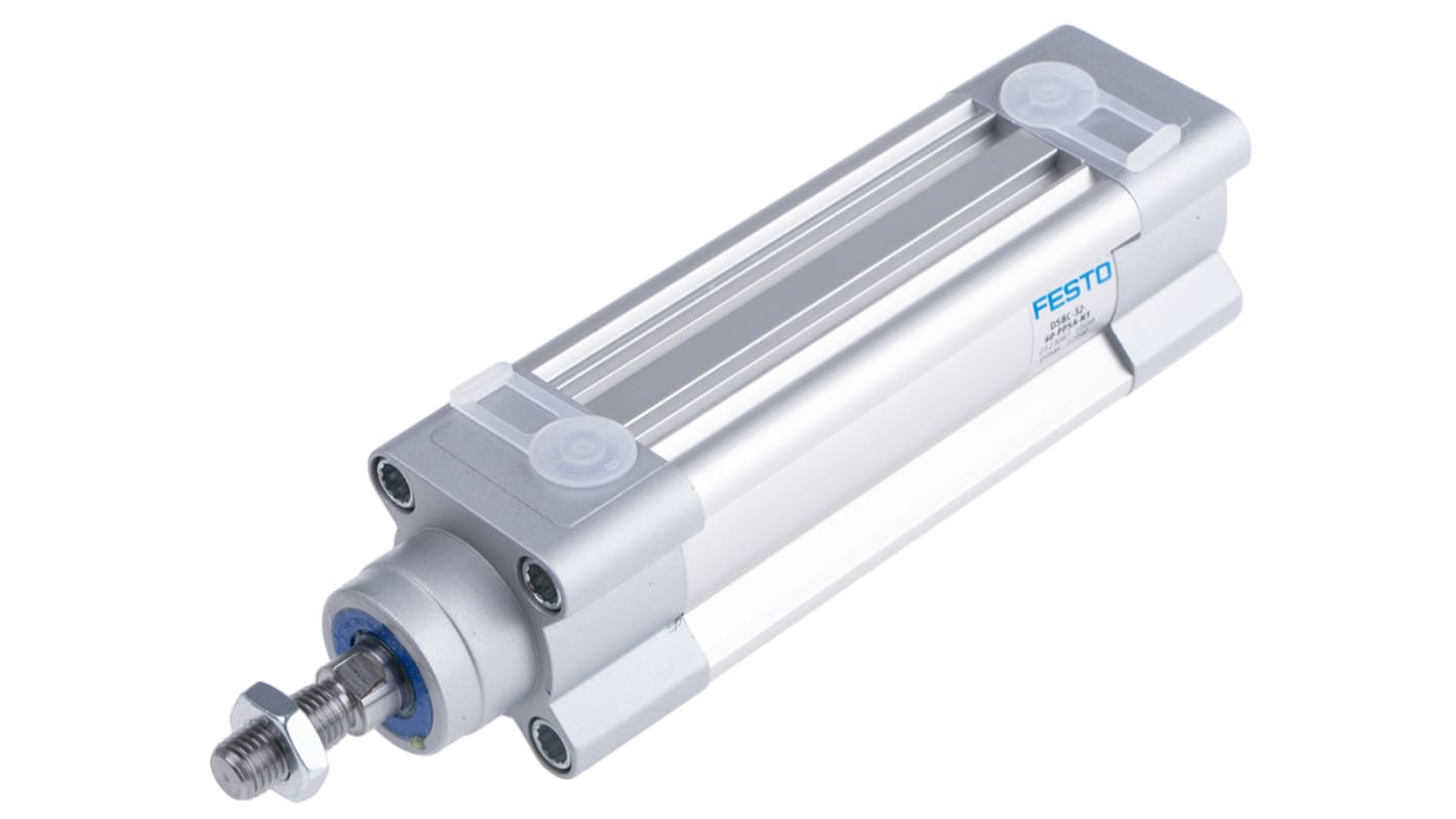 Festo Pneumatic Piston Rod Cylinder - 2123087, 32mm Bore, 60mm Stroke, DSBC Series, Double Acting