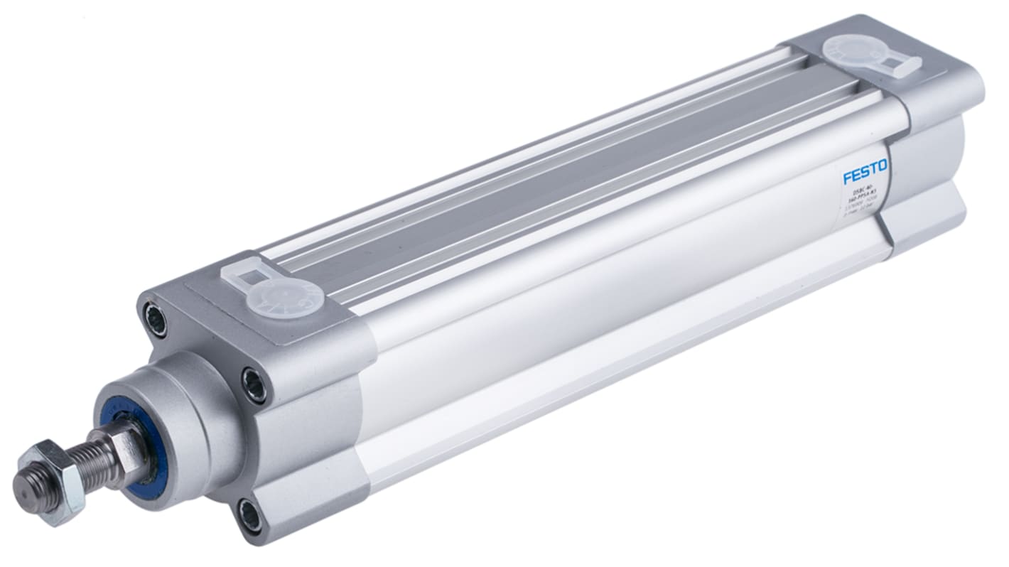 Dugattyúrudas pneumatikus munkahenger Dupla művelet, 321.9 x 54 x 54mm Festo DSBC-40-160-PPSA-N3 Férfi G 1/4