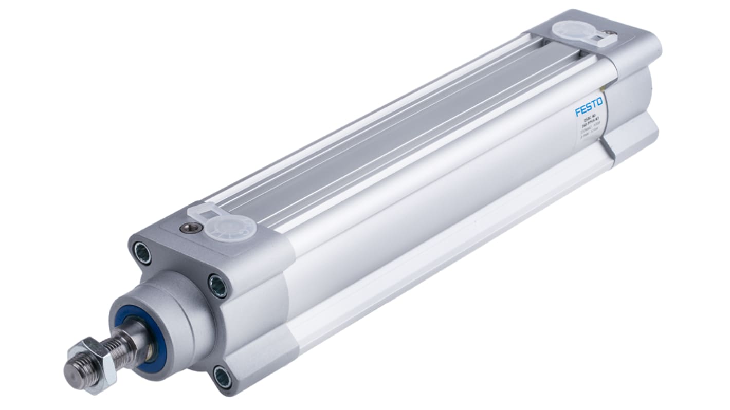 Festo Pneumatic Piston Rod Cylinder - 1376662, 40mm Bore, 160mm Stroke, DSBC Series, Double Acting