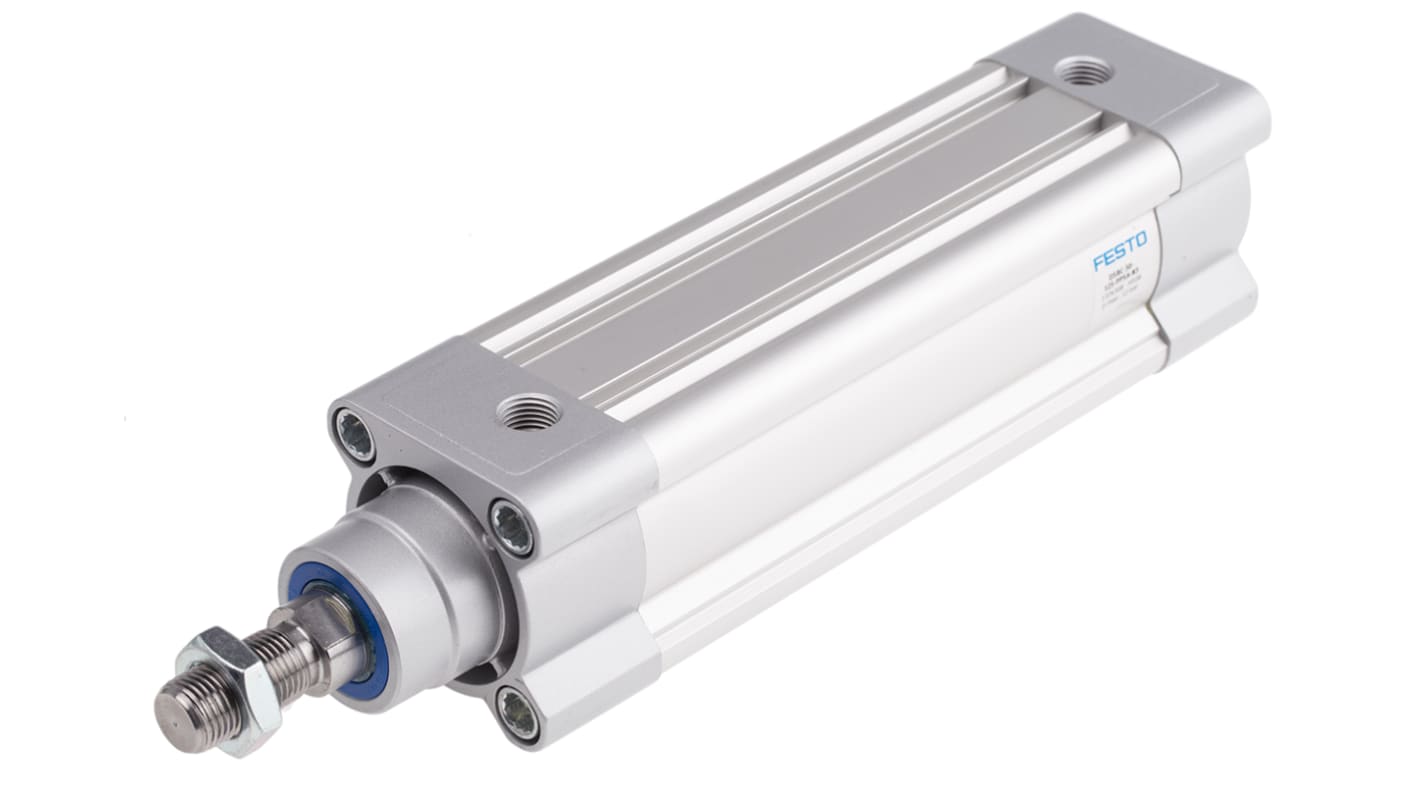 Dugattyúrudas pneumatikus munkahenger Dupla művelet, 302.8 x 64 x 64mm Festo DSBC-50-125-PPSA-N3 Férfi G 1/4