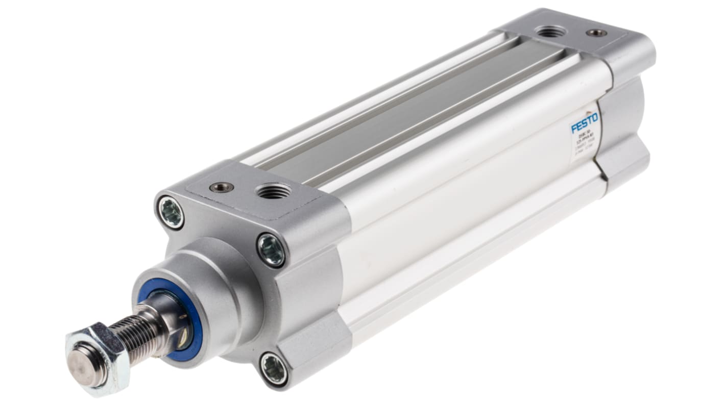 Festo Pneumatic Piston Rod Cylinder - 1366953, 50mm Bore, 125mm Stroke, DSBC Series, Double Acting