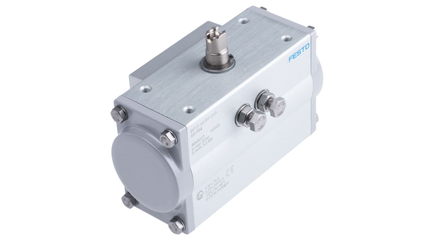 Festo DFPD Series 8 bar Double Action Pneumatic Rotary Actuator, 90° Rotary Angle