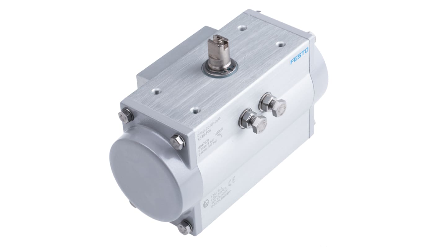 Festo 8 bar Single Action Pneumatic Rotary Actuator, 90° Rotary Angle