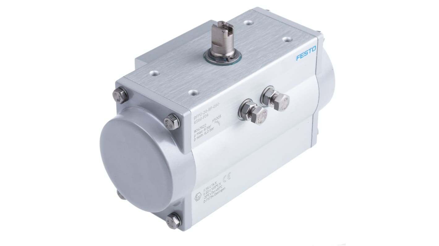 Festo 8 bar Single Action Rotary Actuator, 90° Rotary Angle