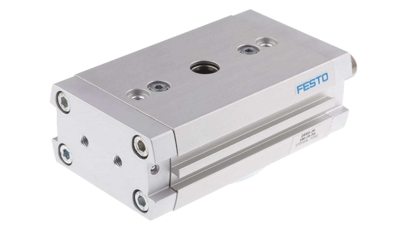 Festo DRRD Series 8 bar Double Action Pneumatic Rotary Actuator, 180° Rotary Angle